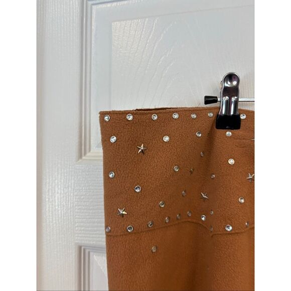 Western Style studded fringe over skirt - Picture 8 of 8